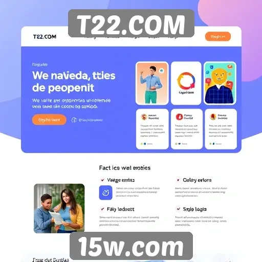 Navegação intuitiva no site T22.COM melhora a experiência do usuário